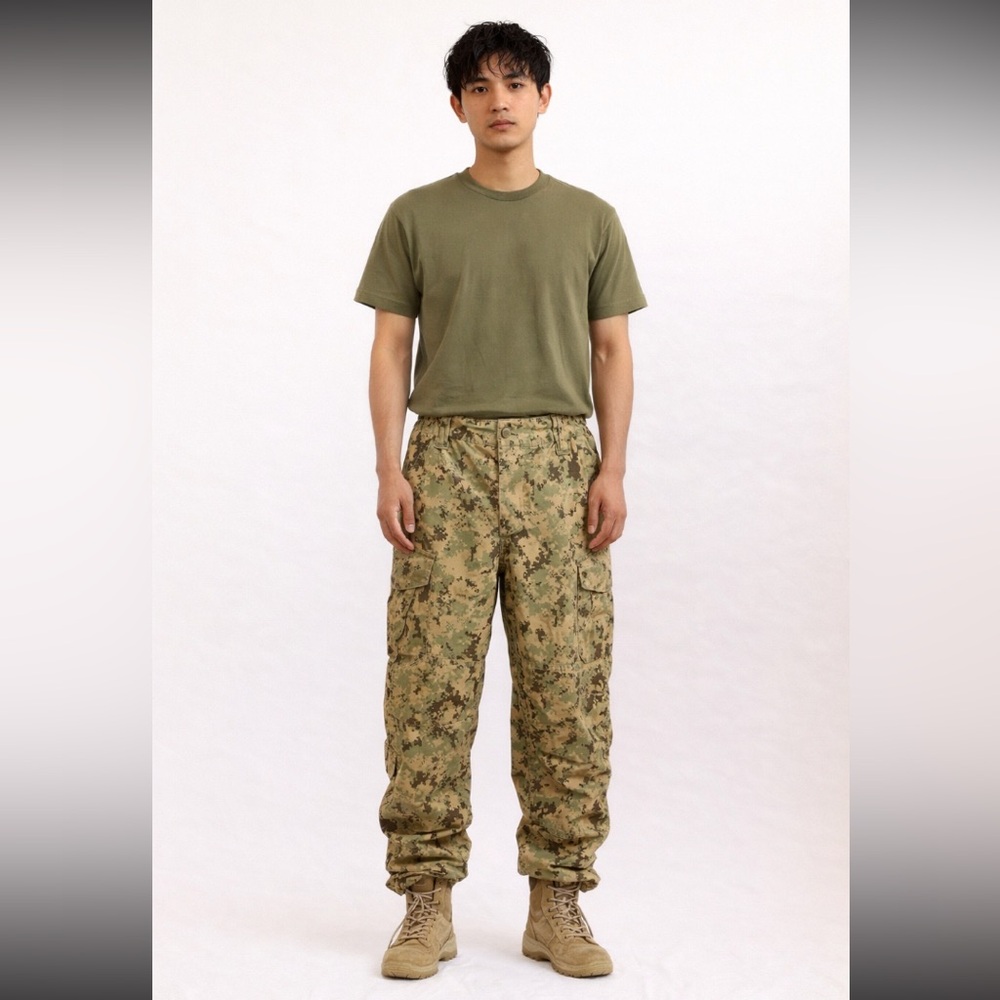US Navy Type III Pants Mens Medium Regular Green Digital Camo Ripstop
